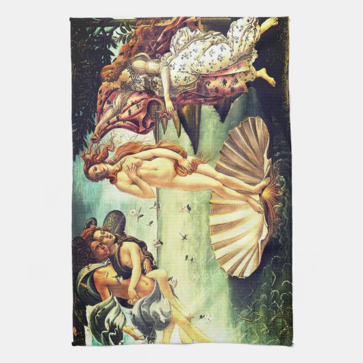 De geboorte van Venus Theedoek (Verticaal)