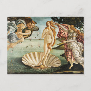 De Geboorte van Venus van Sandro Botticelli (1485) Briefkaart