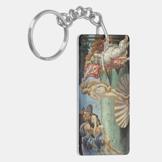 De Geboorte van Venus van Sandro Botticelli Sleutelhanger (Voorkant Links)