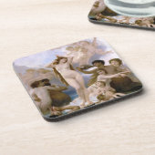 De geboorte van Venus van William-Adolphe Bouguere Bier Onderzetter (Linkerzijde)