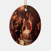 De Geboorteherders 1668 Schrift Keramisch Ornament (Rechts)