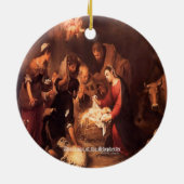 De Geboorteherders 1668 Schrift Keramisch Ornament (Achterkant)