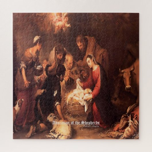 De Geboorteherders 1668 Schrift Legpuzzel (Verticaal)