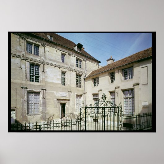 De geboorteplaats van Jean de la Fontaine Poster (Voorkant)