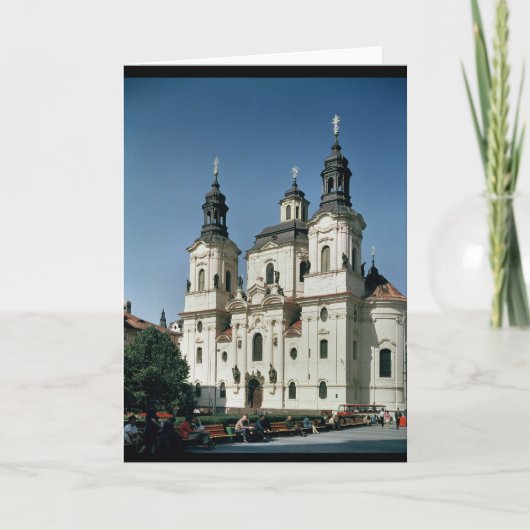 De gebouwde Kerk van St. Nicholas, 1703-61 Feestdagen Kaart (Voorkant)