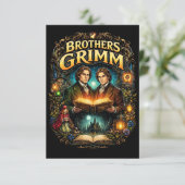 De Gebroeders Grimm Bedankkaart (Staand voorkant)
