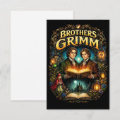 De Gebroeders Grimm Bedankkaart (Voorkant / Achterkant)