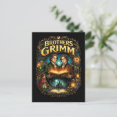 De Gebroeders Grimm Briefkaart (Staand voorkant)