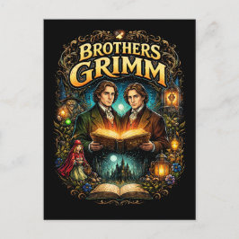 De Gebroeders Grimm Briefkaart