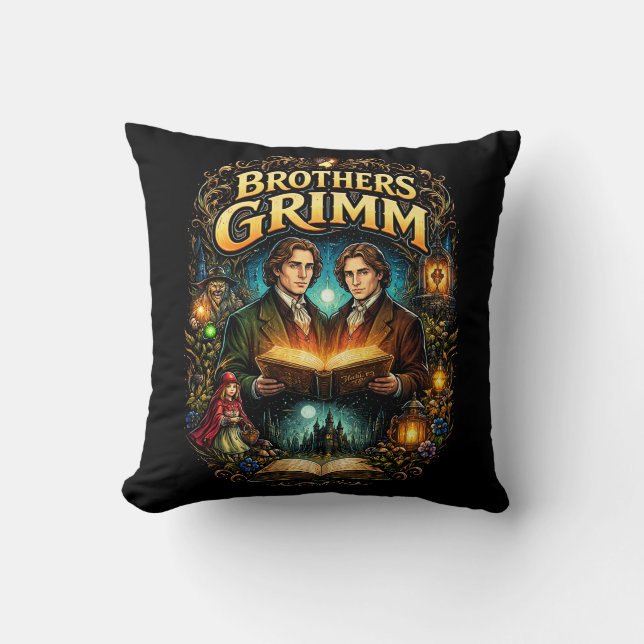 De Gebroeders Grimm Kussen (Voorkant)