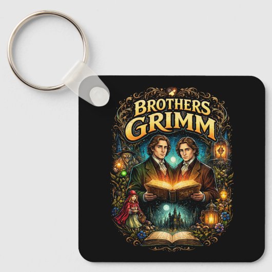 De Gebroeders Grimm Sleutelhanger (Voorkant)