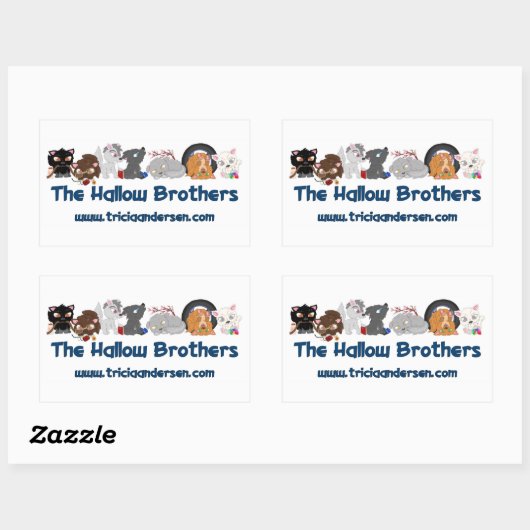 De gebroeders Hallow Chibi Stickers (Vel)