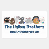 De gebroeders Hallow Chibi Stickers (Voorkant)
