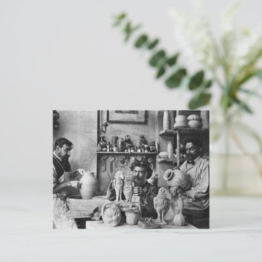 De gebroeders Martin Briefkaart (Staand voorkant)