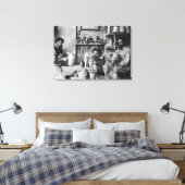 De gebroeders Martin Canvas Afdruk (Insitu (Slaapkamer))