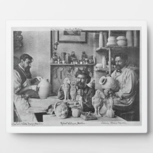 De gebroeders Martin in de studio in het Zuiden Fotoplaat