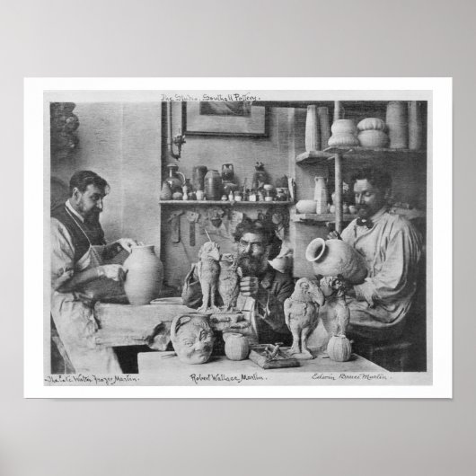 De gebroeders Martin in de studio in het Zuiden Poster (Voorkant)