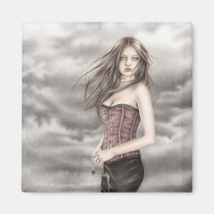 De gebroken kettingmagneet magneet