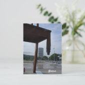 De gebroken stoel in Genève Briefkaart (Staand voorkant)