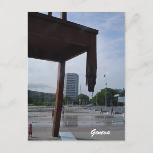 De gebroken stoel in Genève Briefkaart