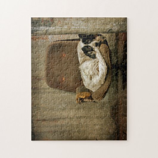 de gebroken stoel legpuzzel (Verticaal)