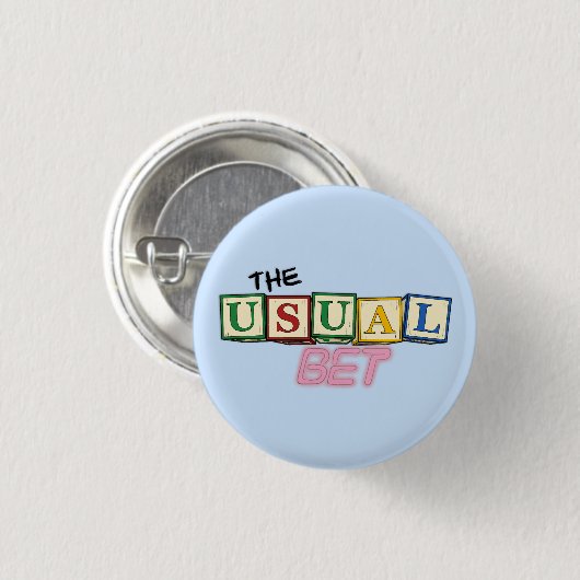 De gebruikelijke Button (Voorkant /achterkant)