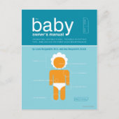 De gebruikershandleiding van de Baby Briefkaart (Voorkant)