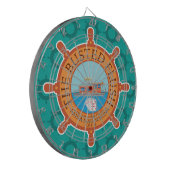 De gebuste spoeling (Aqua) - Dartbord (Voorkant Links)