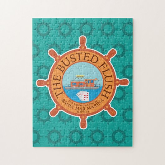De gebuste spoeling (Aqua) - Legpuzzel (Verticaal)