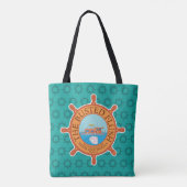 De gebuste spoeling (Aqua) - Tote Bag (Achterkant)