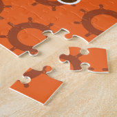 De gebusted spoeling (Oranje) - Legpuzzel (Zijkant)