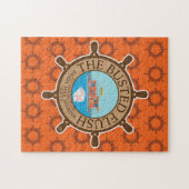 De gebusted spoeling (Oranje) - Legpuzzel (Horizontaal)