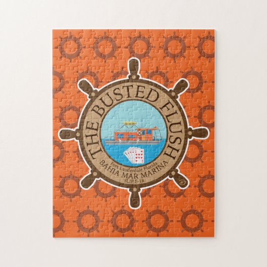 De gebusted spoeling (Oranje) - Legpuzzel (Verticaal)