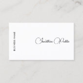 De gecalligraveerde Beroeps van de Onderneming van Visitekaartje (Voorkant)