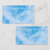 De gecalligraveerde Naam van het Manuscript Blauwe Notitiekaartje (Voorkant / Achterkant)