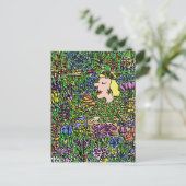 De gecamoufleerde Florist op een Briefkaart (Staand voorkant)