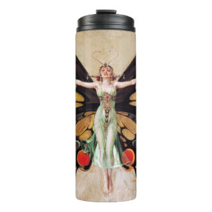 De gedaanteverandering van de Flapper Girl tot vli Thermosbeker