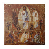De gedaanteverwisseling van het icoon Christus Tegeltje (Voorkant)