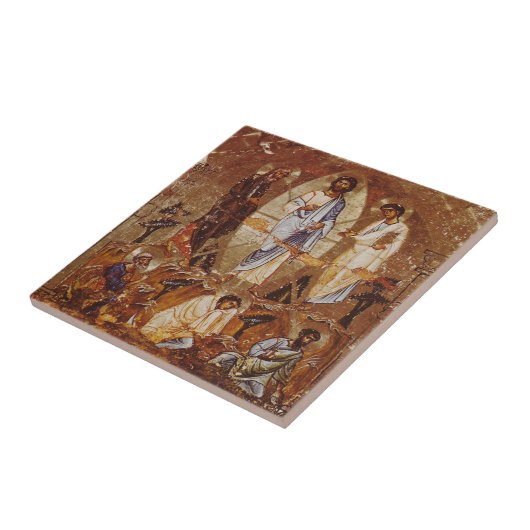 De gedaanteverwisseling van het icoon Christus Tegeltje (Zijkant)