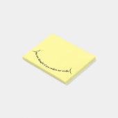 De gedachte aan jou Post-it Post-it® Notes (Schuin)