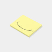 De gedachte van je post-it post-it® notes (Schuin)