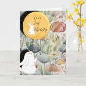 De Gedachten van het Kleine Konijn Kaart (Gele Bloem)
