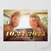 De gedenkwaardige FOLIE van de Datum die de Kaart  (Voorkant)