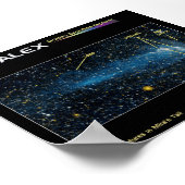 De gedetailleerde Ster Mira met Lijn Poster (Hoek)