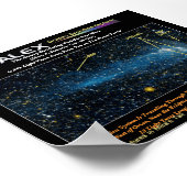 De gedetailleerde sterrenmaa met staart, de Binair Poster (Hoek)