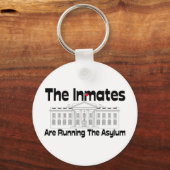 De gedetineerden lopen het asielstelsel sleutelhanger (Voorkant)