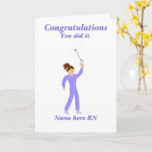 De Gediplomeerd verpleger van de Afstuderen van Kaart (Gele Bloem)