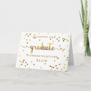 De gediplomeerde Gouden Gepersonaliseerde Kaart