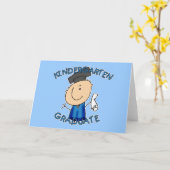 De Gediplomeerde T-shirts van de kleuterschool Kaart (Gele Bloem)