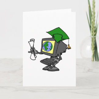 De Gediplomeerde van de computer Kaart